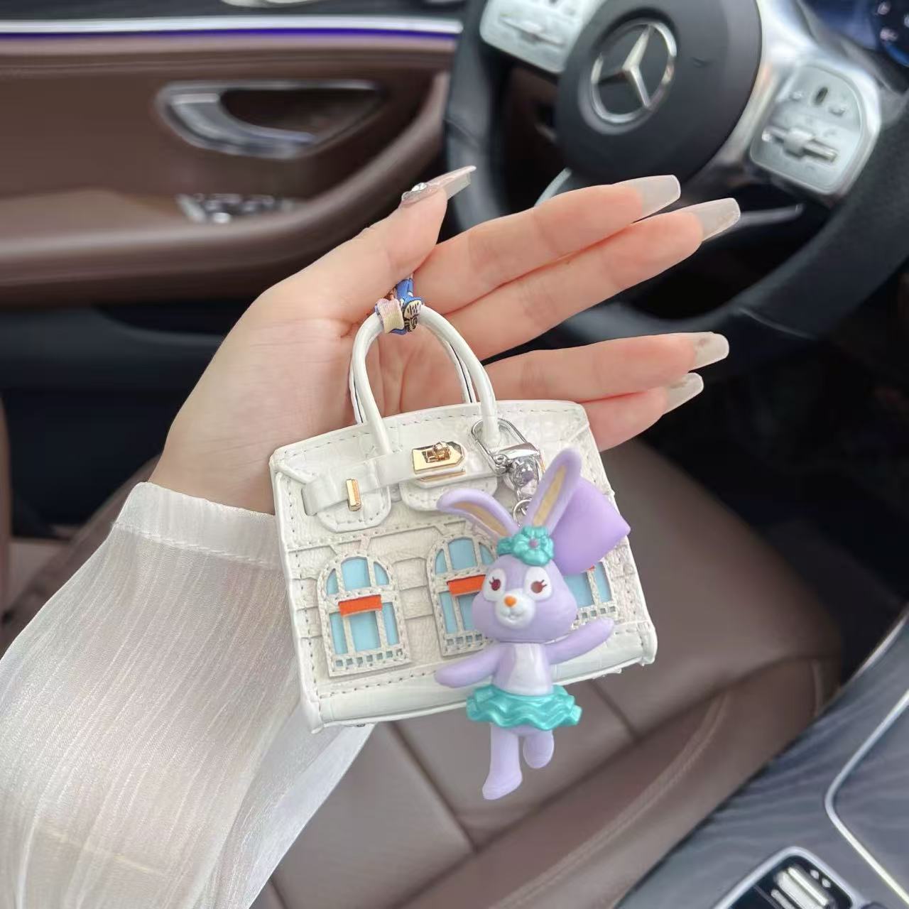 Mini Airpods Bag/Decoration bag / Creamy White