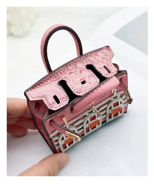 Mini Airpods Bag/Decoration bag / Texas Rose Pink