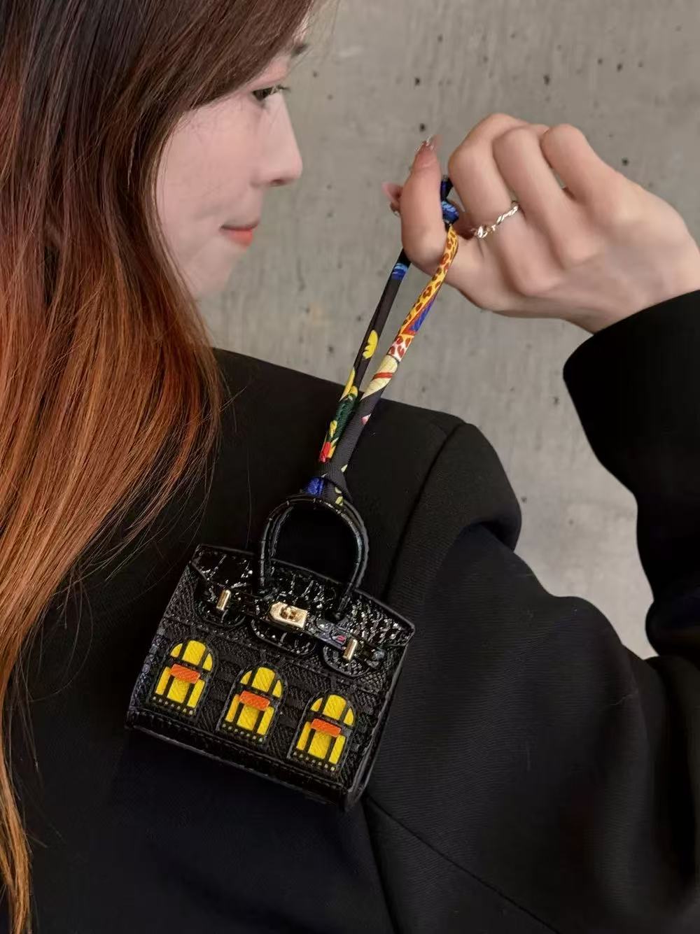 Mini Airpods Bag/Decoration bag / Midnight Classic Black